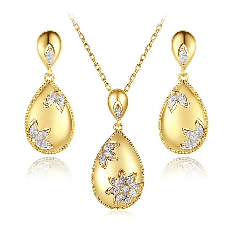 Kinel Hot Fashion 18K Gold Jewelry Sets – Peechy Clothier