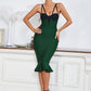 Green Mermaid Celebrity Dress