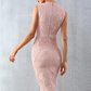 Pink Mesh Party Dress
