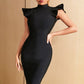 Black Ruffles Dress